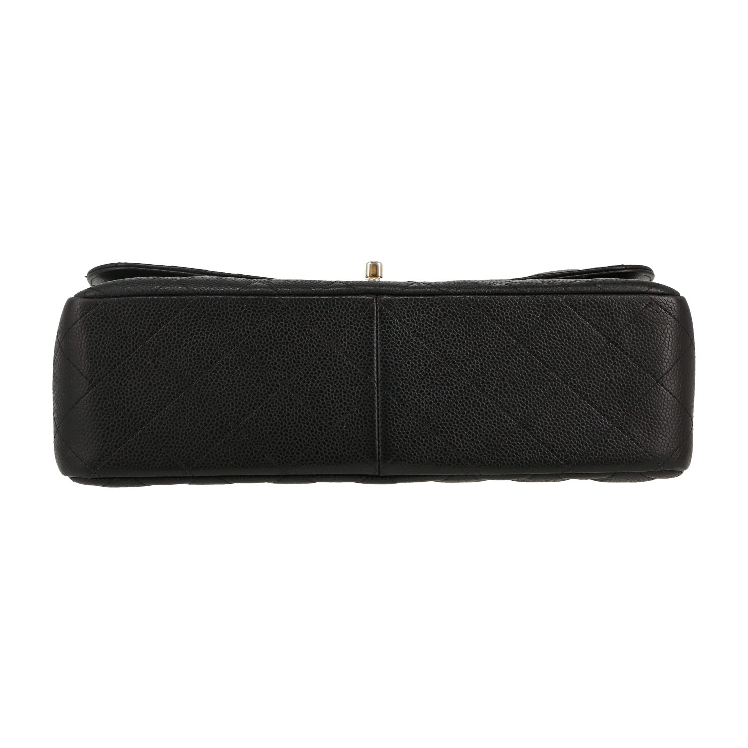 Bolso de mano Chanel  Timeless Jumbo en cuero granulado acolchado negro - Detail D1