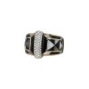 Bague Vintage  en or jaune 14 carats, onyx et nacre - 00pp thumbnail