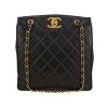 Chanel  Vintage handbag  in navy blue quilted leather - 360 thumbnail