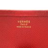 Borsa a tracolla Hermès  Evelyne in pelle Courchevel rossa - Detail D2 thumbnail