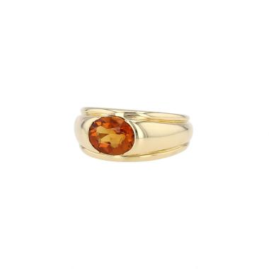 Bague Boucheron Roxane en or jaune et citrine