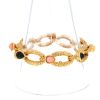 Boucheron Serpent Bohème bracelet in yellow gold, onyx and coral - 360 thumbnail