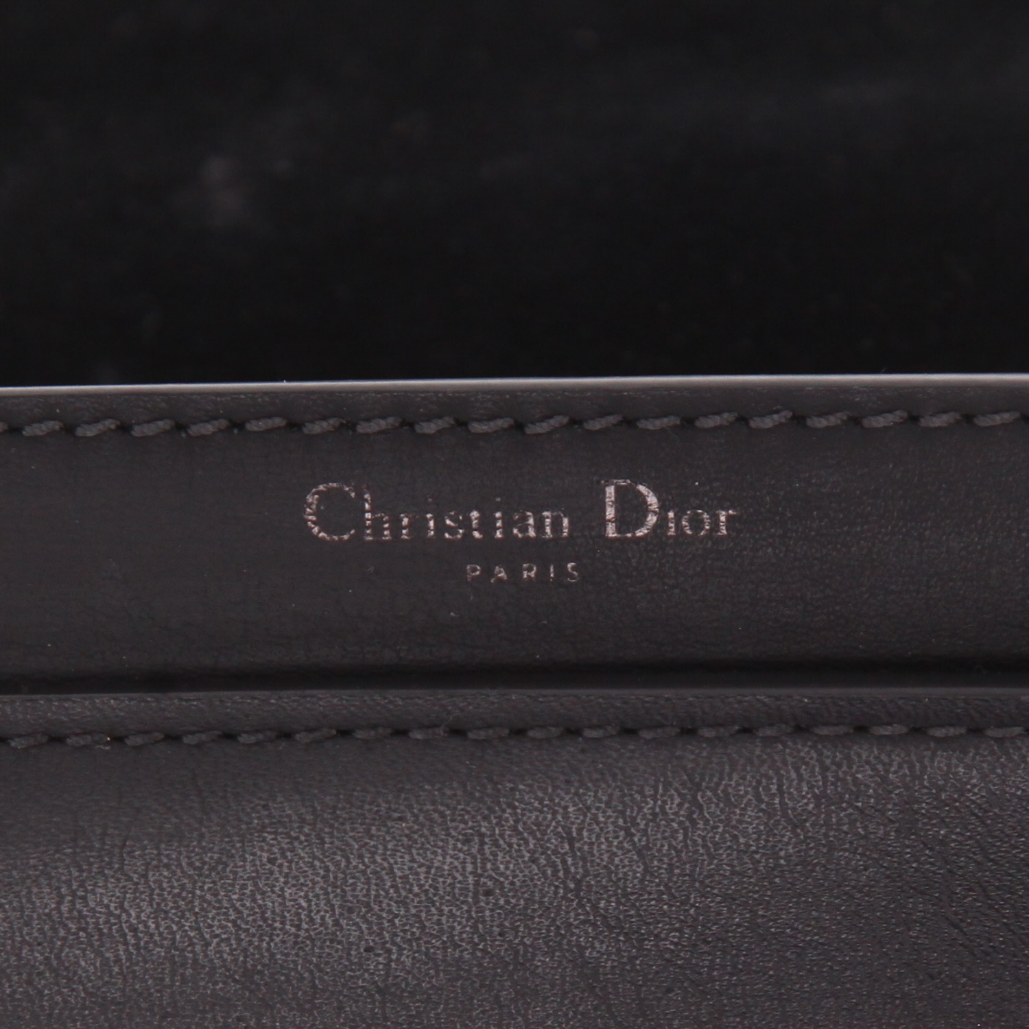 Dior  J'Adior shoulder bag  in black leather - Detail D2