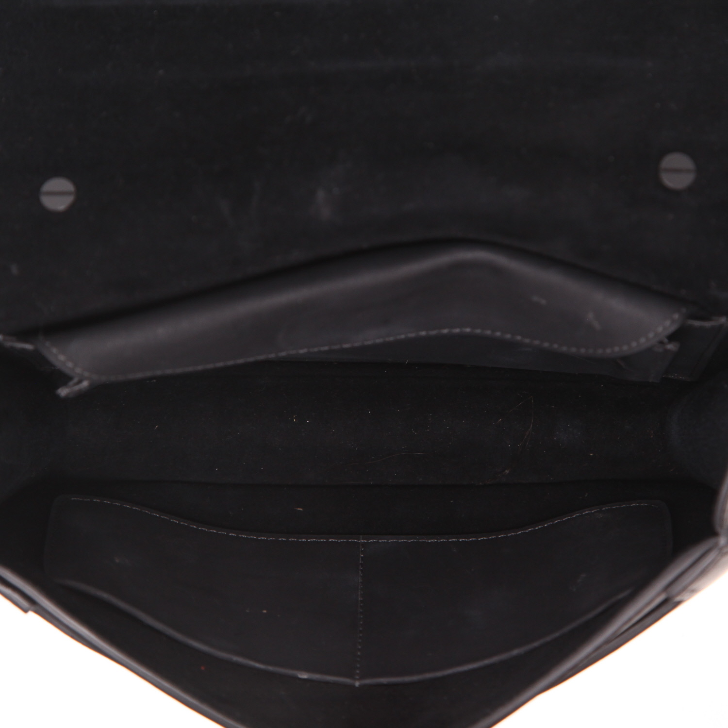 Sac bandoulière Dior  J'Adior en cuir noir - Detail D3