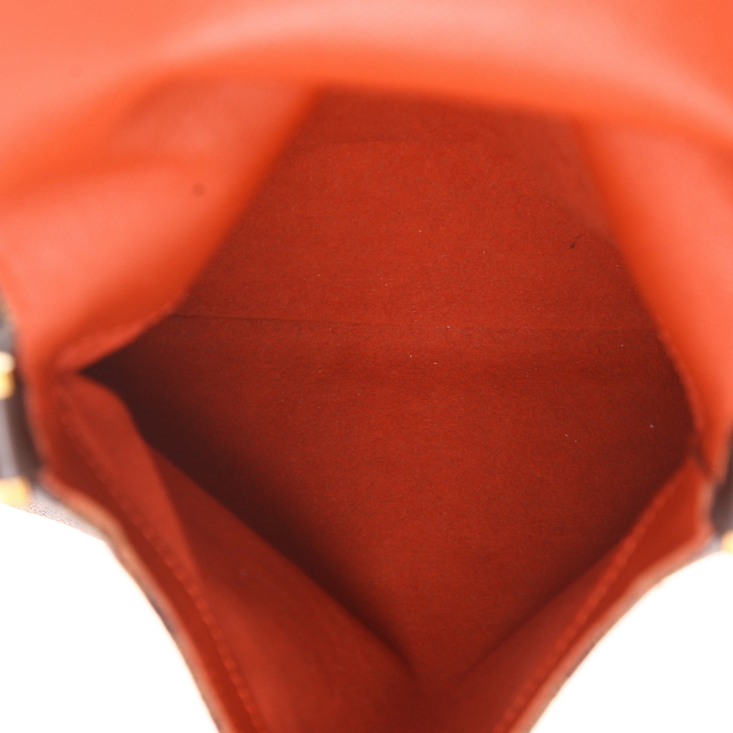 Bolso bandolera Louis Vuitton  Salsa en lona a cuadros ébano y cuero marrón - Detail D3