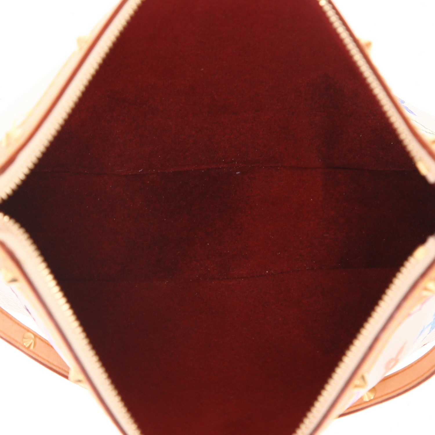 Borsa Louis Vuitton  Editions Limitées in tela monogram multicolore e pelle naturale - Detail D3