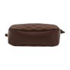 Louis Vuitton   shoulder bag  in ebene damier canvas  and brown leather - Detail D1 thumbnail