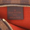 Louis Vuitton   shoulder bag  in ebene damier canvas  and brown leather - Detail D2 thumbnail