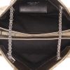 Chanel  Mademoiselle handbag  in gold patent quilted leather - Detail D3 thumbnail