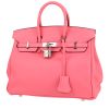 Bolso de mano Hermès  Birkin 25 cm en cuero swift azalea pink - 00pp thumbnail