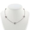 Collier Cartier Pasha en or blanc et diamants - 360 thumbnail