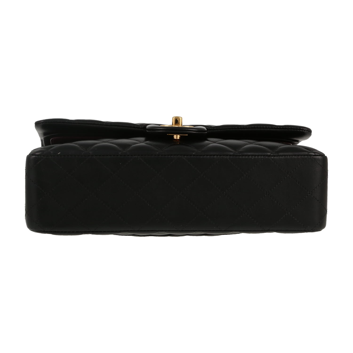 Sac à main Chanel  Timeless Classic en cuir matelassé noir - Detail D1