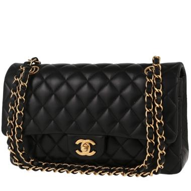 Sac à main Chanel  Timeless Classic en cuir matelassé noir