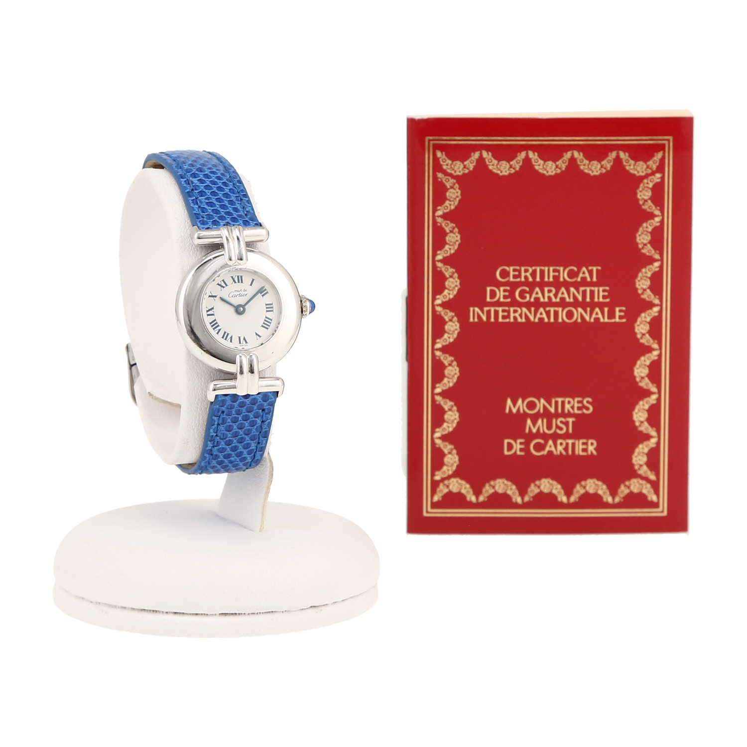 Orologio Cartier Must Colisée in argento Ref: Cartier - 690002  Circa 1996 - Detail D2