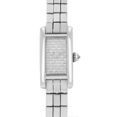 Montre Cartier Tank Américaine mini  en or blanc Ref: Cartier - 2544  Vers 2010