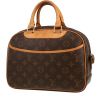 Bolso de mano Louis Vuitton  Trouville en lona Monogram marrón y cuero natural - 00pp thumbnail