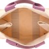 Hermès  Toto Bag - Shop Bag shopping bag  in beige and purple canvas - Detail D3 thumbnail