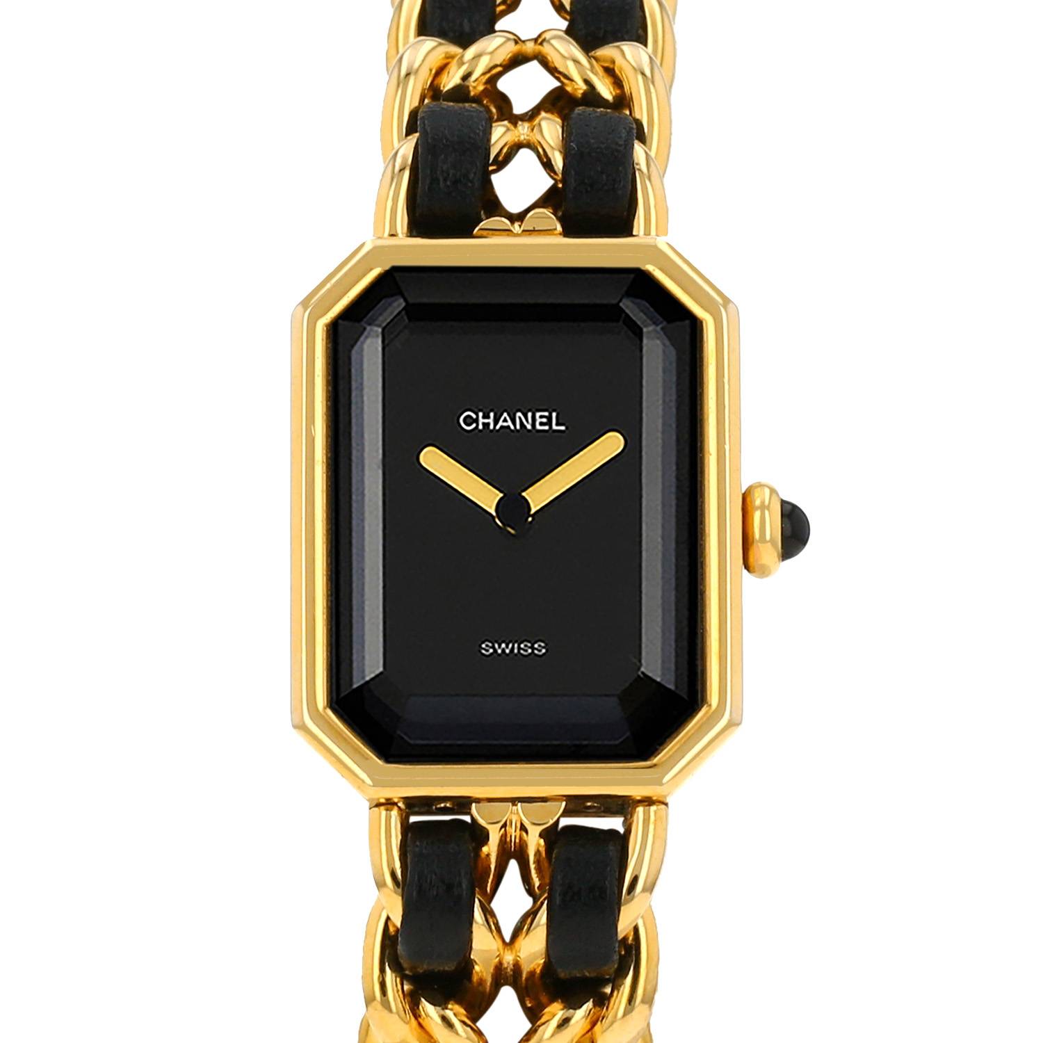Orologio Chanel Première taglia L  in oro placcato Ref: Chanel - H0001  Circa 1990