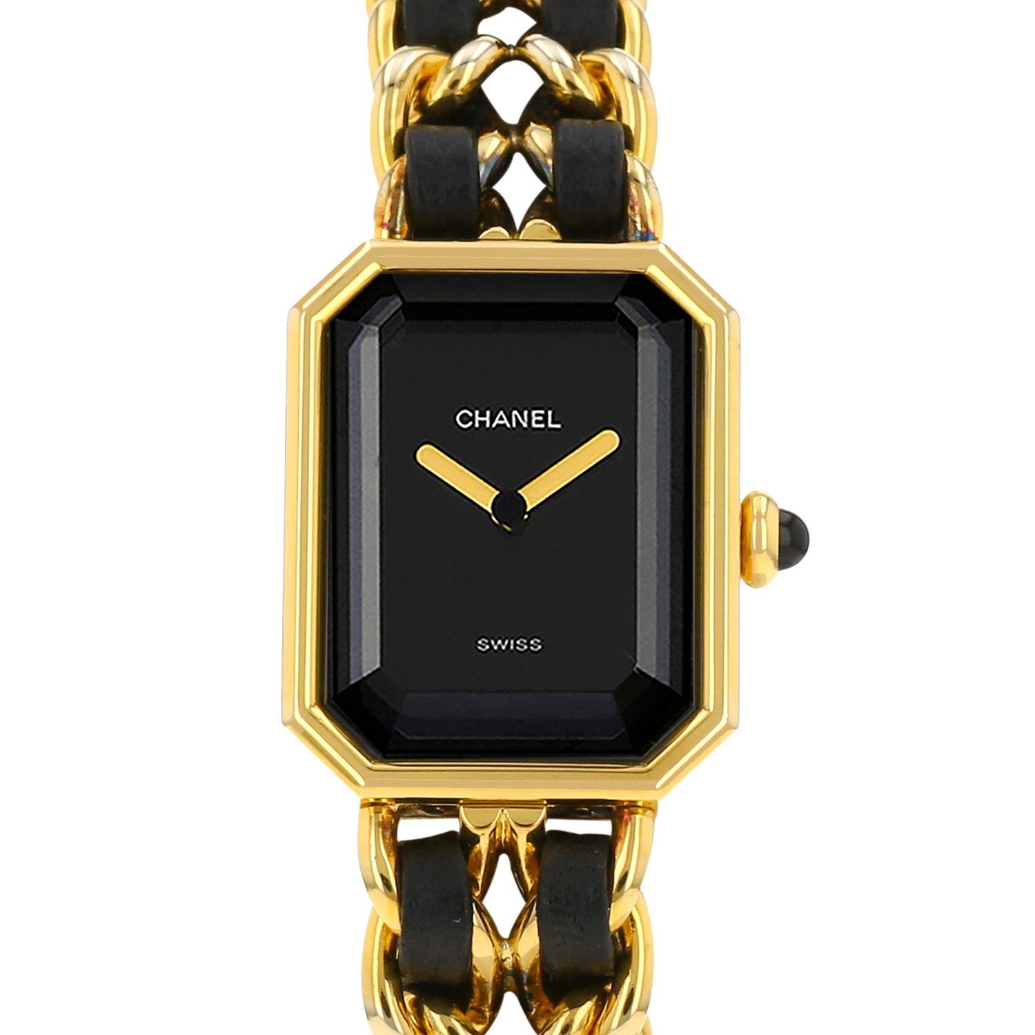 Orologio Chanel Première taglia L  in oro placcato Ref: Chanel - H0001  Circa 1990