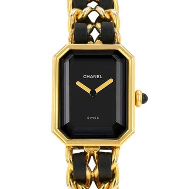 Reloj Chanel Première talla L  de oro chapado Ref: Chanel - H0001  Circa 1990