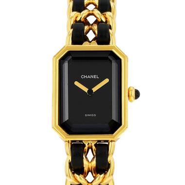 Reloj Chanel Première talla L  de oro chapado Ref: Chanel - H0001  Circa 1990