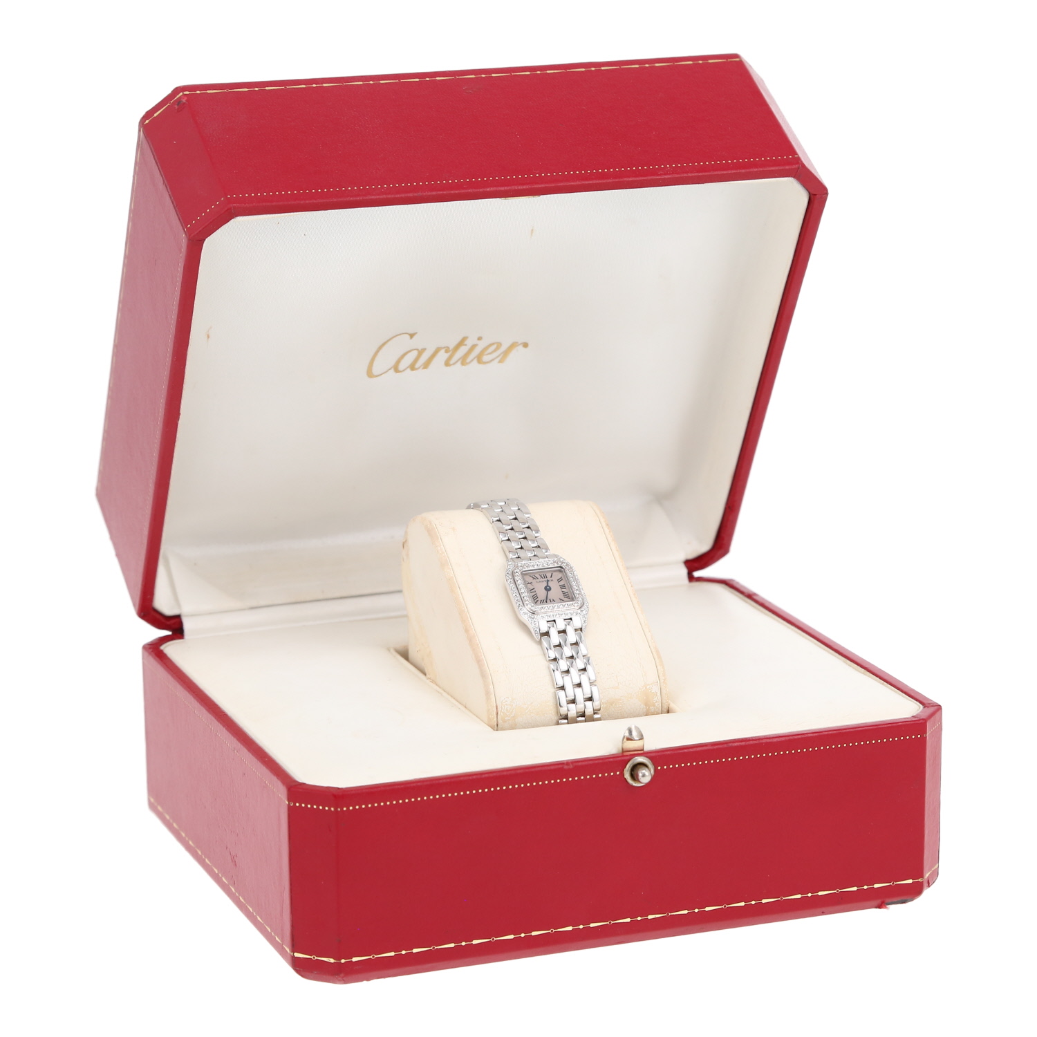 Reloj Cartier Panthère Mini de oro blanco Ref: Cartier - 2363  Circa 1990
