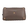 Miu Miu  Matelassé shoulder bag  in taupe embossed leather - Detail D1 thumbnail