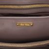 Miu Miu  Matelassé shoulder bag  in taupe embossed leather - Detail D2 thumbnail