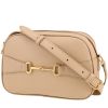 Bolso bandolera Celine  Crécy en cuero beige - 00pp thumbnail