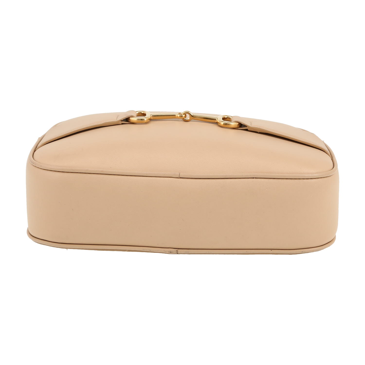 Bolso bandolera Celine  Crécy en cuero beige - Detail D1