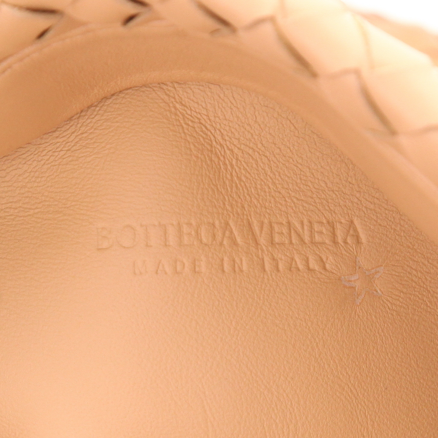 Borsa Bottega Veneta   in pelle intrecciata beige - Detail D2