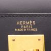 Borsa Hermès  Kelly 32 cm in pelle box nera - Detail D2 thumbnail