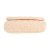 Chanel   handbag  in beige terry fabric - Detail D1 thumbnail