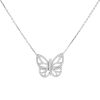 Collana Van Cleef & Arpels Papillon in oro bianco e diamanti - 00pp thumbnail