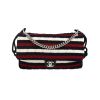 Bolso bandolera Chanel  Timeless Jumbo en lona tricolor roja blanca y azul marino - 360 thumbnail