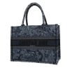 Dior  Book Tote medium model  shopping bag  in blue denim canvas - 00pp thumbnail