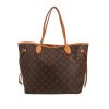 Bolso Cabás Louis Vuitton  Neverfull - Shop Bag en lona Monogram y cuero natural - 360 thumbnail