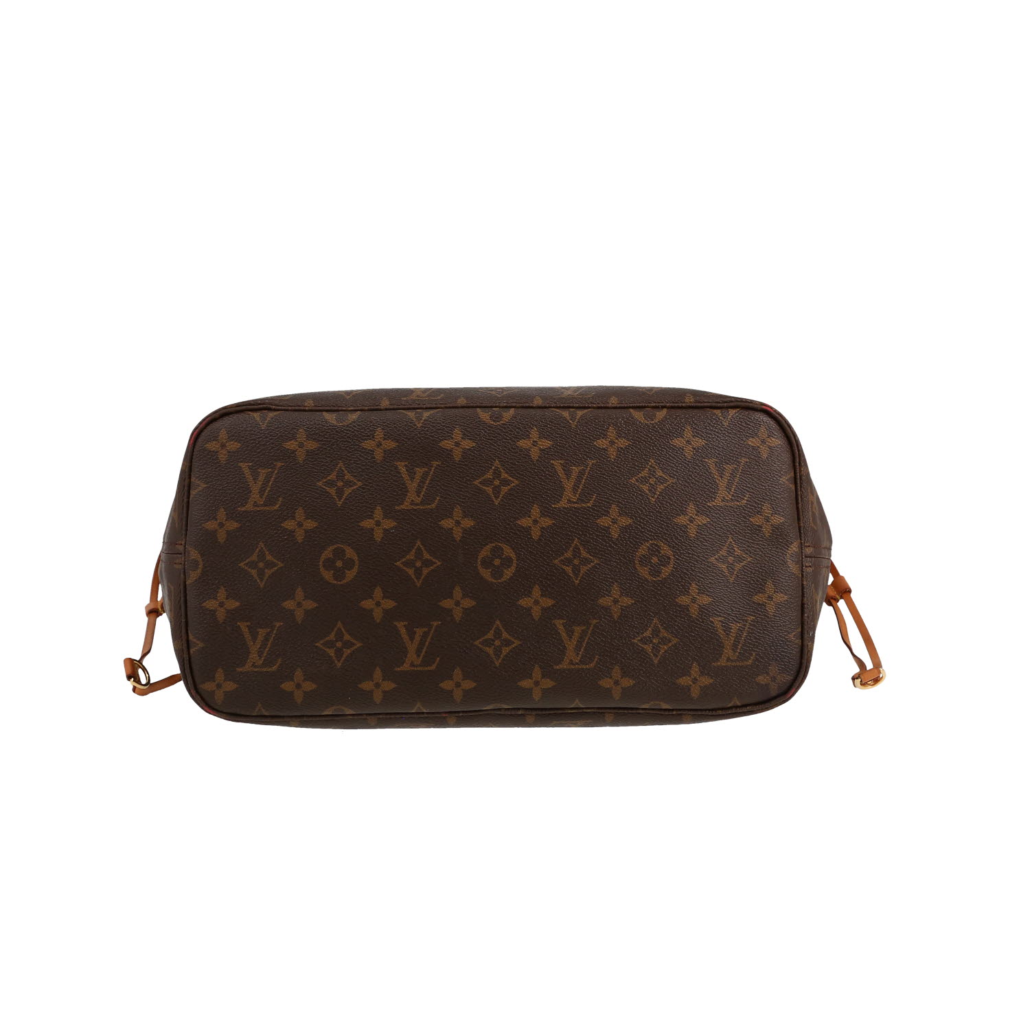 Louis Vuitton  Neverfull - Shop Bag medium model  shopping bag  monogram canvas  and natural leather - Detail D1