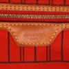 Sac cabas Louis Vuitton  Neverfull - Shop Bag moyen modèle  en toile monogram et cuir naturel - Detail D2 thumbnail