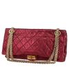 Chanel  Chanel 2.55 handbag  in metallic red quilted leather - 00pp thumbnail