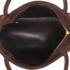 Chanel  Medaillon handbag  in brown Veau velours - Detail D3 thumbnail