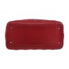 Dior  Lady Dior medium model  handbag  in red leather cannage - Detail D1 thumbnail