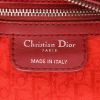 Borsa Dior  Lady Dior modello medio  in pelle cannage rossa - Detail D2 thumbnail