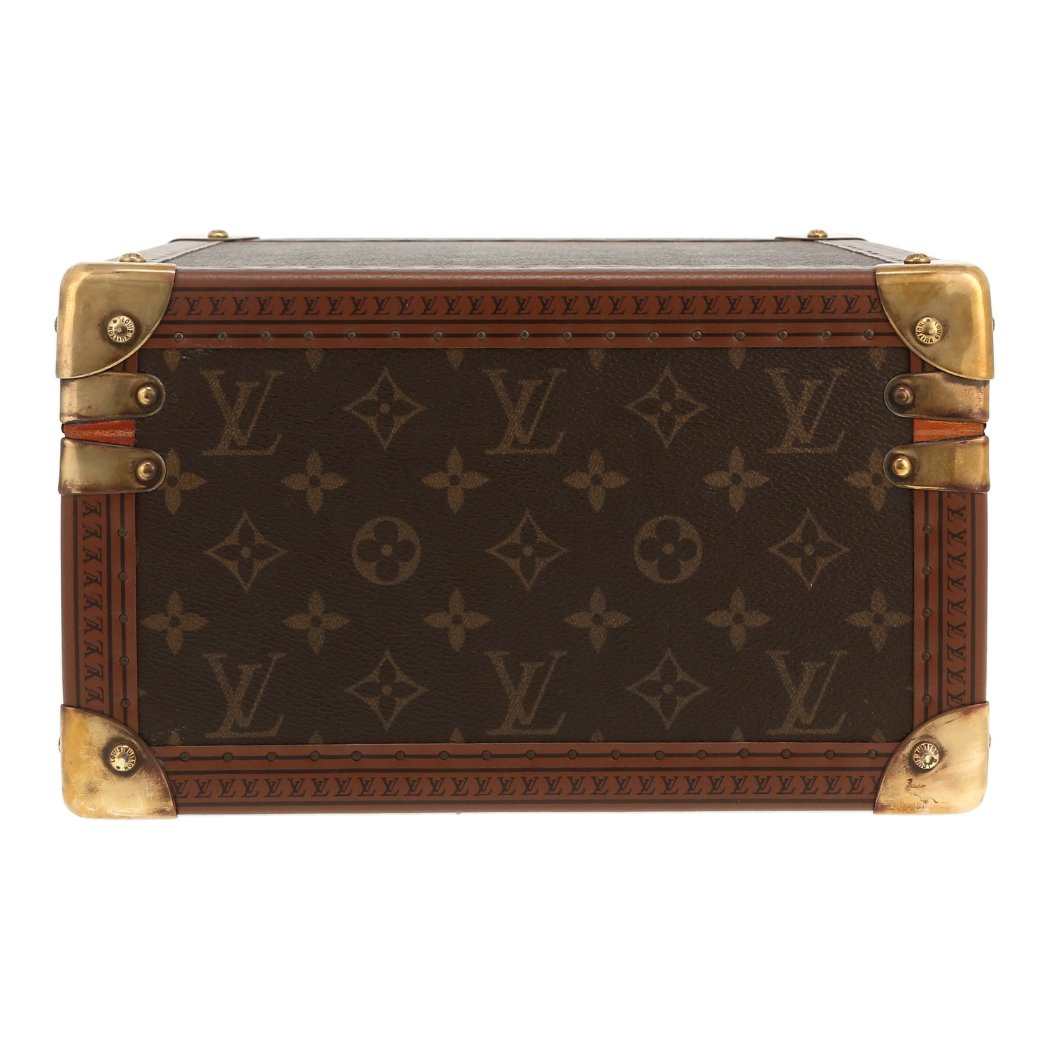 Borsa portadocumenti Louis Vuitton  Malle à Chapeaux in tela monogram e losine - Detail D1