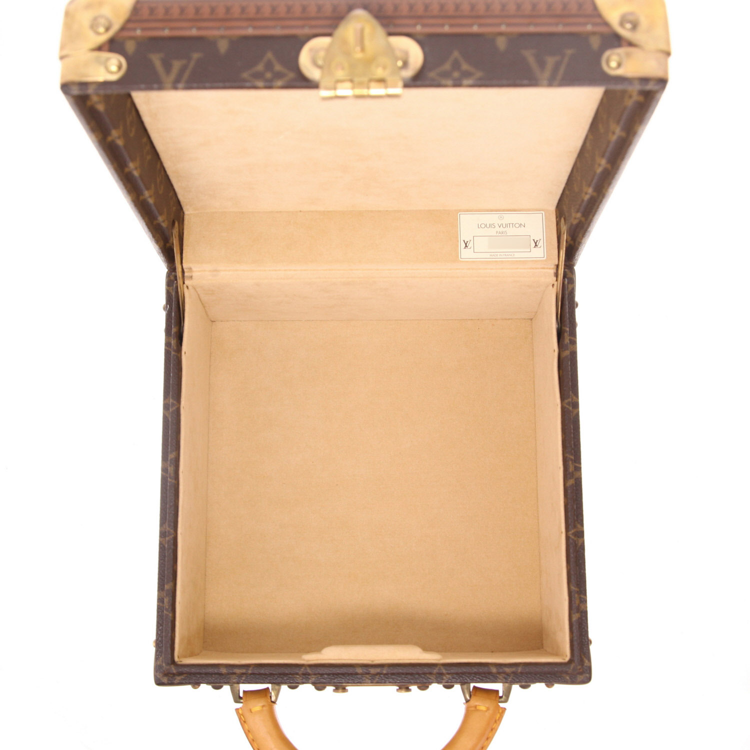 Malette Louis Vuitton  Malle à Chapeaux en toile monogram et lozine - Detail D3