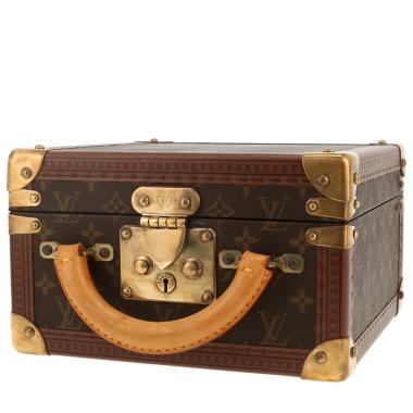Malette Louis Vuitton  Malle à Chapeaux en toile monogram et lozine