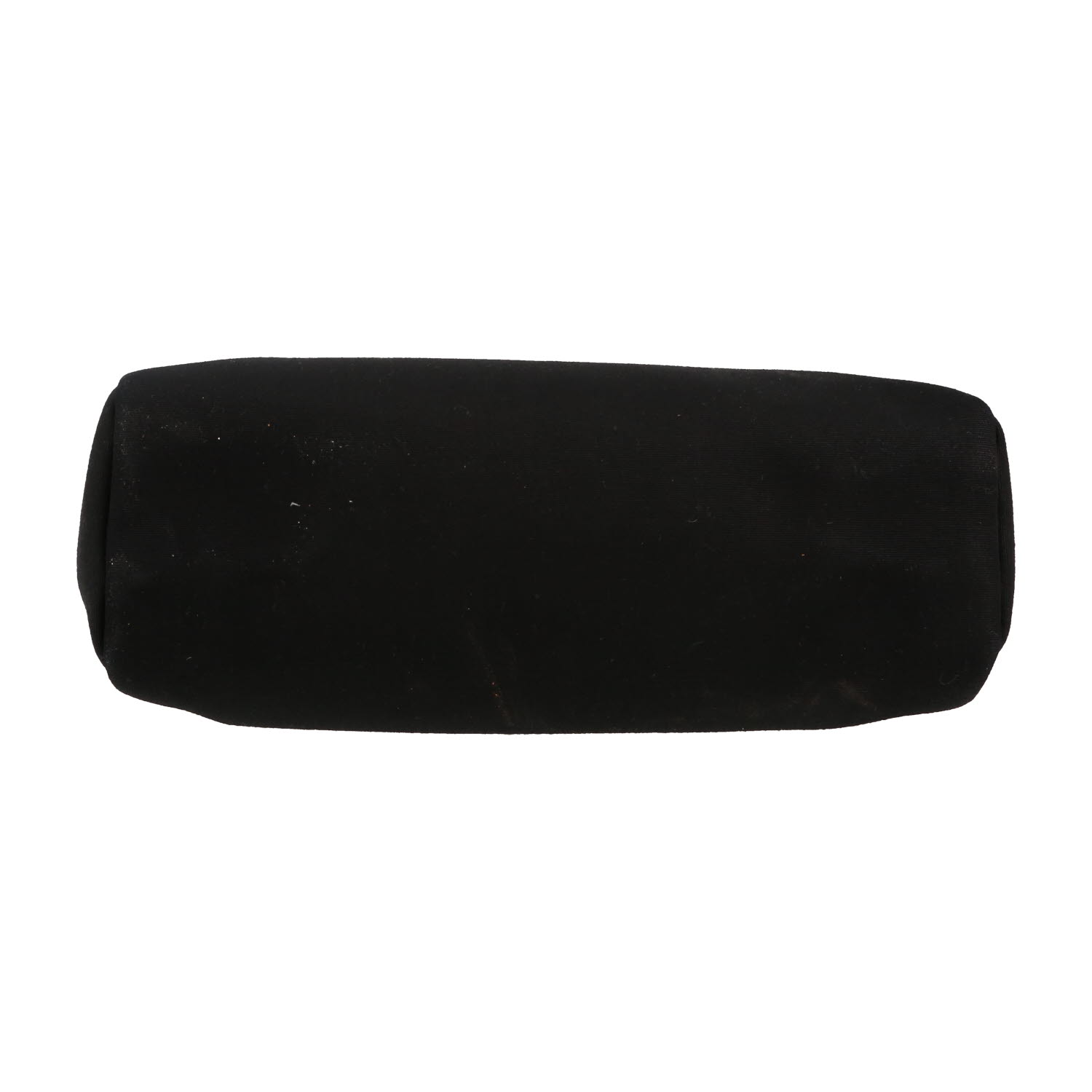 Hermès  Herbag bag worn on the shoulder or carried in the hand  in black canvas  and brown leather - Detail D1