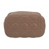 Dior  Travel Vanity shoulder bag  in taupe leather cannage - Detail D1 thumbnail