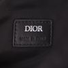 Dior  Saddle shoulder bag  in black logo canvas  and black leather - Detail D2 thumbnail