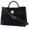 Borsa Dior  Diorever in puledro blu marino e pelle blu marino - 00pp thumbnail